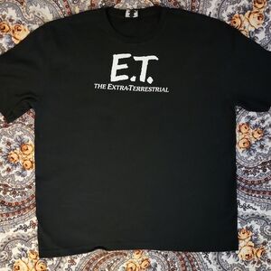 DUMBGOOD E.T. The Extra-Terrestrial Black T-Shirt — Size XL